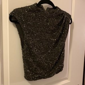 Alice + Olivia embellished crop top - NWT